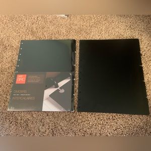 Arc customizable notebook system dividers